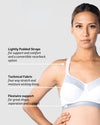 Hotmilk &#39;Reactivate&#39; Sports Nursing Bra - White