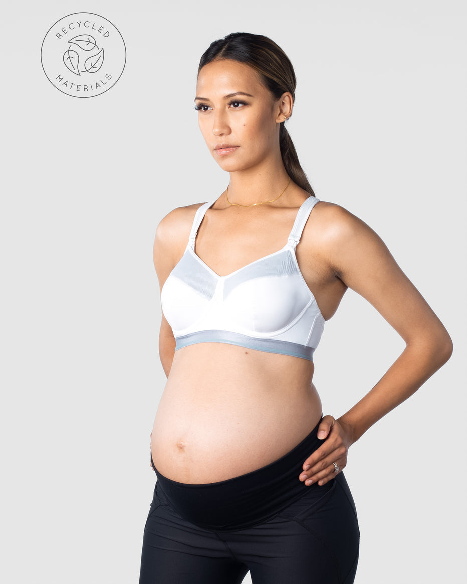 Hotmilk 'Reactivate' Sports Nursing Bra - White