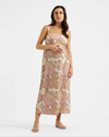 &#39;Hope&#39; Tie-Back Linen Maternity Dress