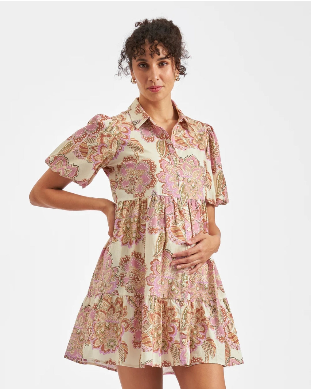 'Hope' Linen Maternity Dress