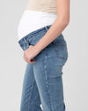 &#39;Hunter&#39; Over-Bump Maternity Jeans - Vintage Wash