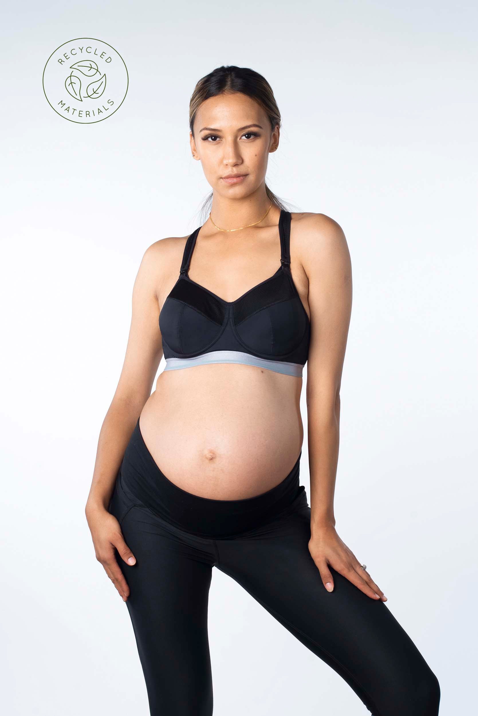 Hotmilk 'Focus' Maternity Sports Leggings - Black - Little Miracles  Maternity Wear
